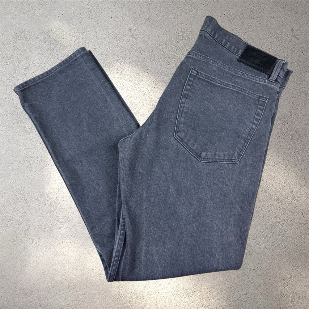 Polo Ralph Lauren Mens Gray The Prospect Straight Denim Jeans Size 36x32